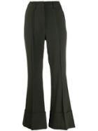 Stella Mccartney Flared Tailored Trousers - Green