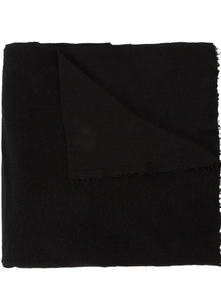 Faliero Sarti 'pedro' Scarf, Adult Unisex, Black, Silk/cashmere