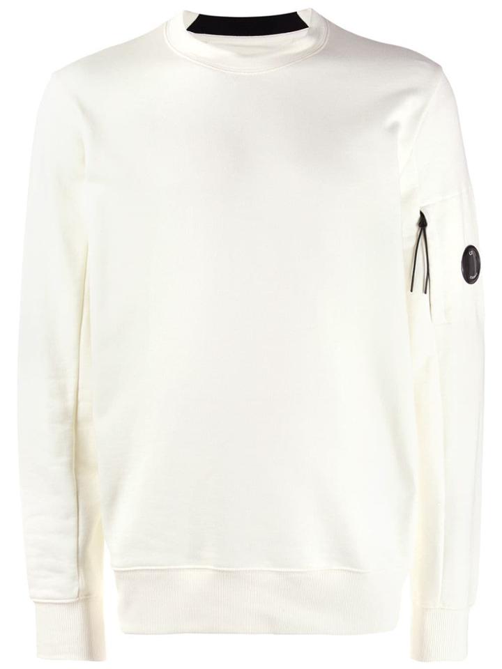 Cp Company Lens Detail Sweatshirt - White