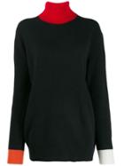 Woolrich Colour-block Knit Sweater - Black