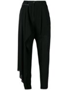 Isabel Benenato Removable Panel Trousers - Black