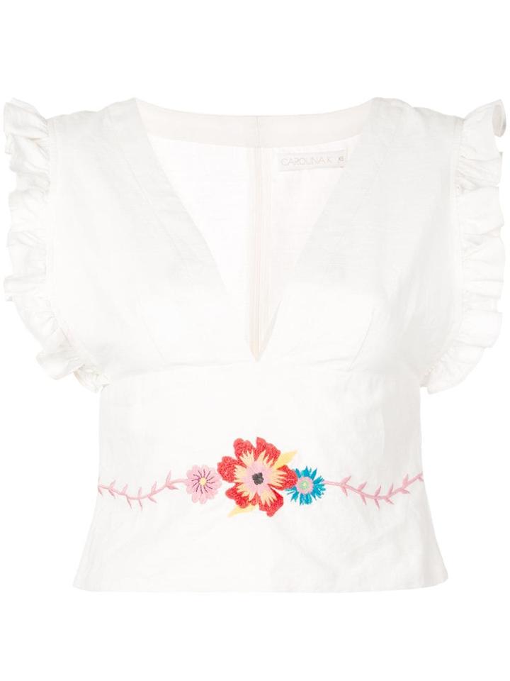 Carolina K Gardenia Blouse - Neutrals