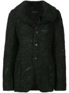 Comme Des Garçons Vintage Single-breasted Fitted Coat - Black