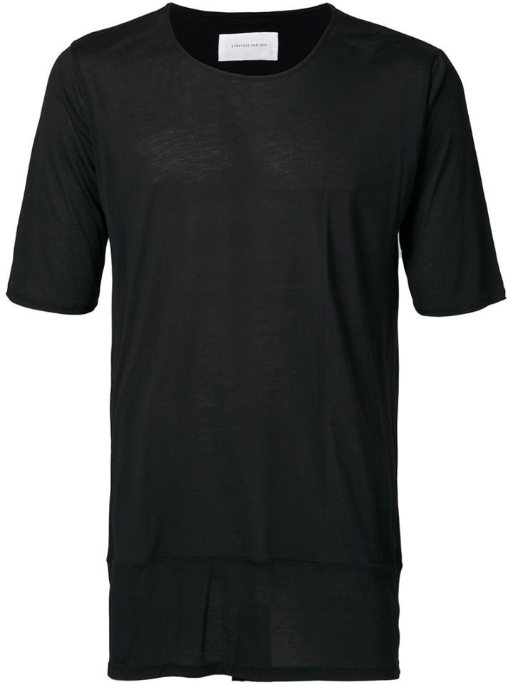 Strateas Carlucci 'step' T-shirt, Men's, Size: Medium, Black, Micromodal