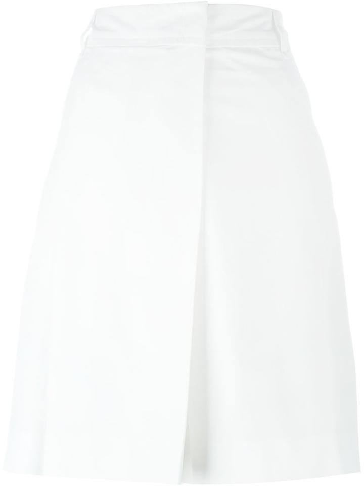 Jil Sander Wide Leg Bermuda Shorts