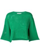 Sonia Rykiel Knitted Apple Blouse - Green