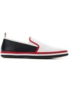 Thom Browne Striped Rope Leather Espadrille - Multicolour