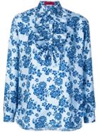 The Gigi Floral Print Blouse - Blue