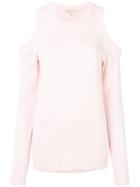 Michael Michael Kors Cut-out Jumper - Pink & Purple