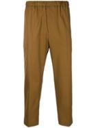 Jil Sander Cropped Trousers - Brown