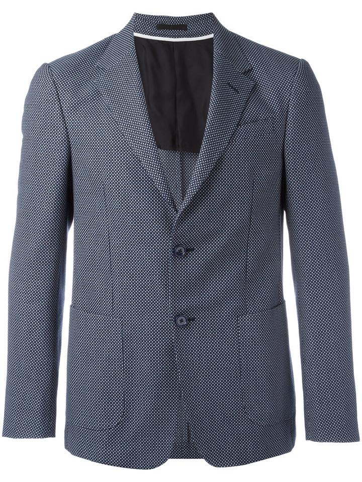 Z Zegna - Classic Blazer - Men - Cotton/cupro - 50, Blue, Cotton/cupro