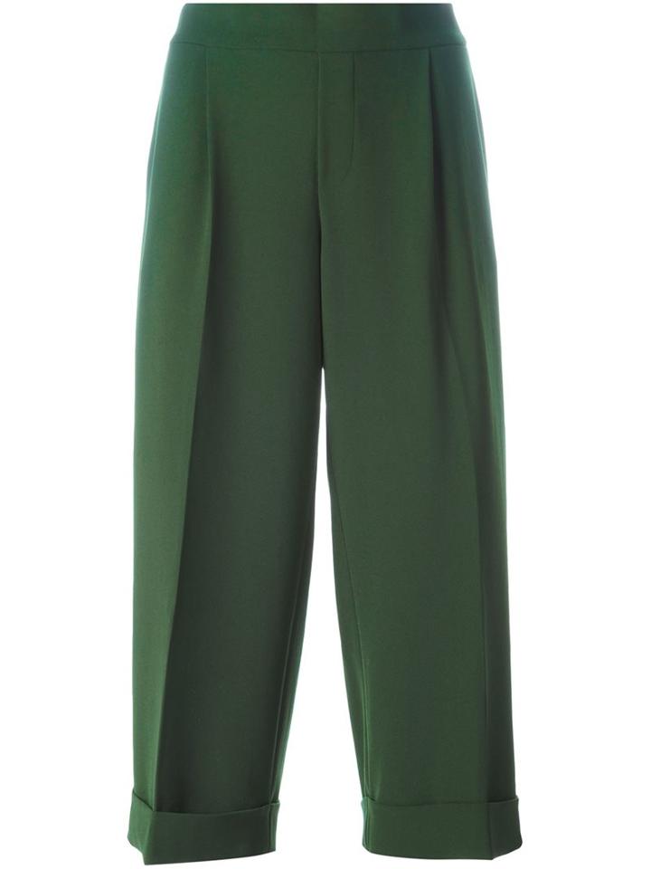P.a.r.o.s.h. 'piratax' Trousers, Women's, Size: Medium, Green, Polyester/spandex/elastane