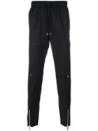 Icosae Zip Detail Skinny Track Pants - Black