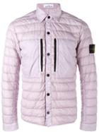 Stone Island Padded Jacket, Men's, Size: Xl, Pink/purple, Polyamide/polyurethane Resin/duck Feathers