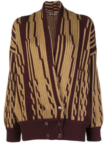 Escada Vintage Oversized Cardigan - Brown