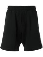 Mcq Alexander Mcqueen Logo Band Shorts - Black