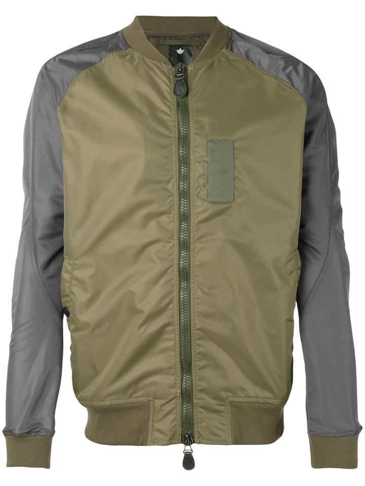 Maharishi - Contrast Sleeve Bomber Jacket - Men - Cotton - M, Green, Cotton