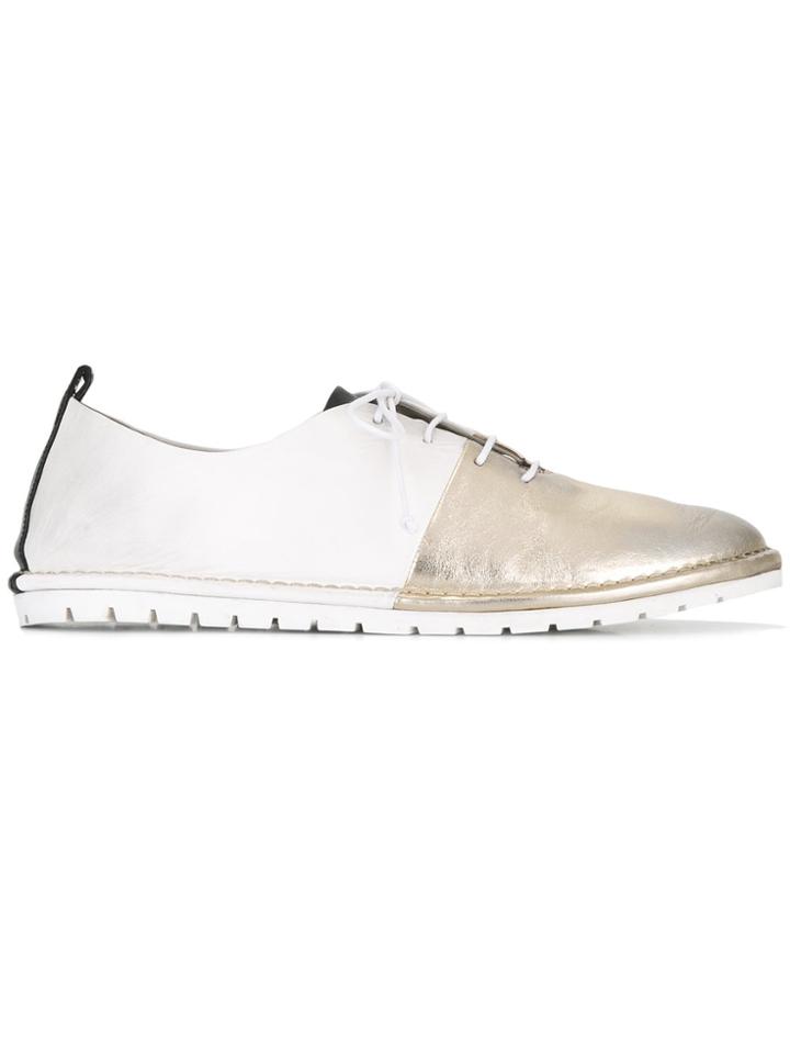 Marsèll Colour Block Lace-up Shoes - White