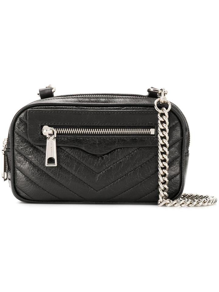 Rebecca Minkoff Embossed Crossbody Bag - Black