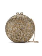 Isla Crystal Embellished Clutch Bag - Yellow & Orange