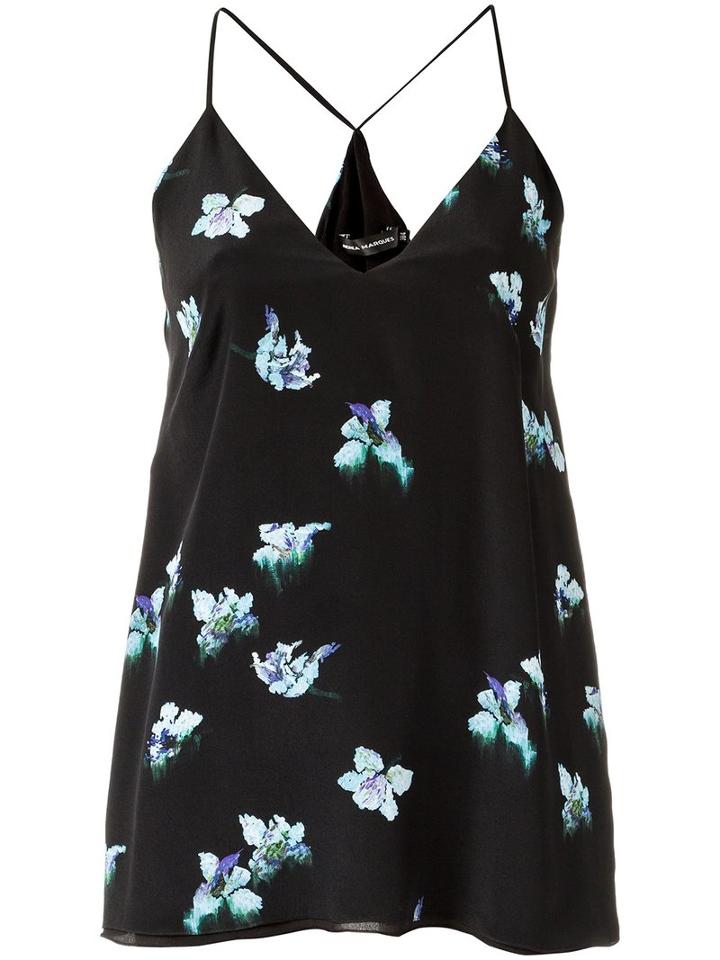 Andrea Marques Silk Top, Women's, Size: 40, Black, Silk