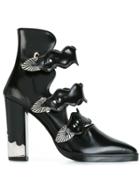Toga Pulla Buckle Strap Ankle Boots - Black