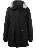 Nobis 'the Yatesy' Padded Coat, Men's, Size: Xl, Black, Nylon/polyester/coyote Fur/duck Feathers