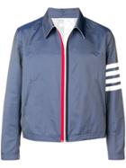 Thom Browne Contrast Stripe Golf Jacket - Blue