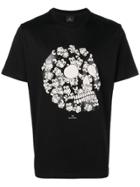 Ps Paul Smith Monkey Skull T-shirt - Black