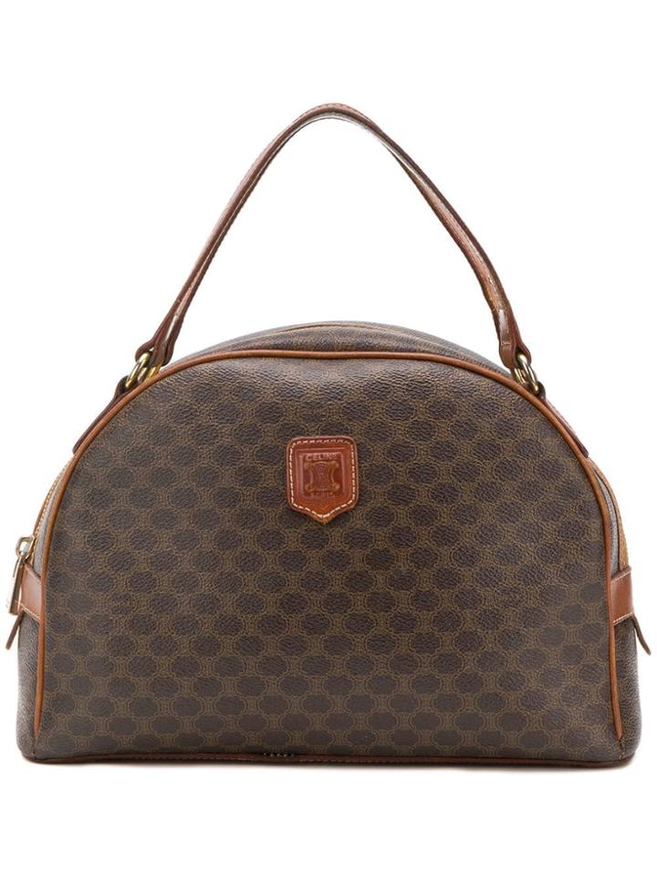 Céline Vintage Monogram Hand Bag - Brown