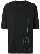 Thom Krom Stitch Detail T-shirt - Black
