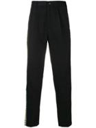 Andrea Crews Plain Chino Trousers - Black