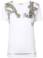 Versace Jeans Foil-print T-shirt - White