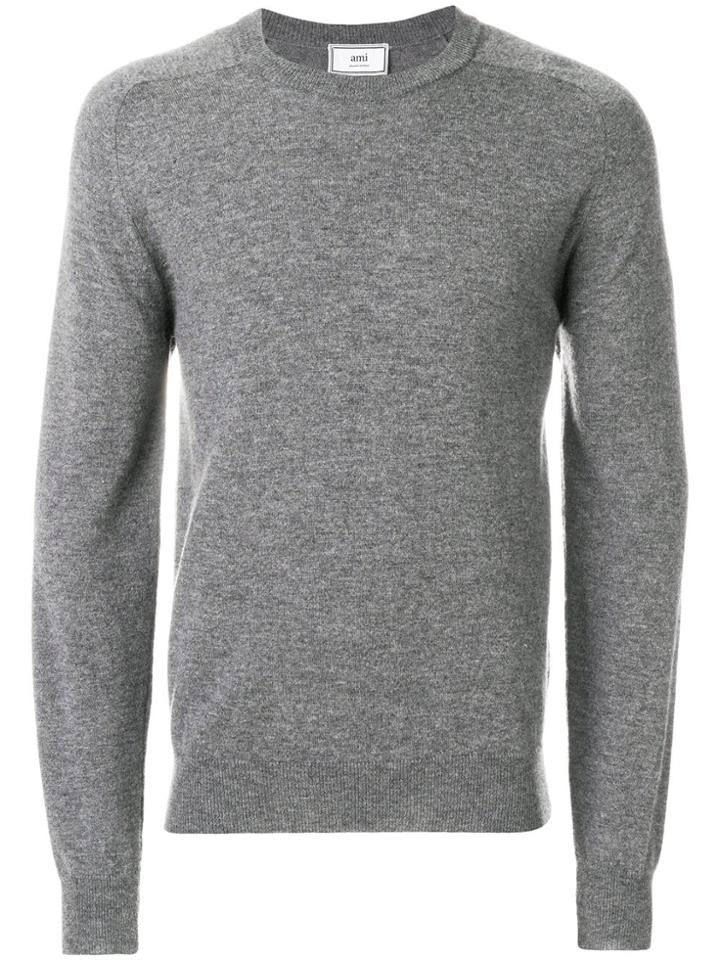 Ami Alexandre Mattiussi Crew-neck Sweater - Grey