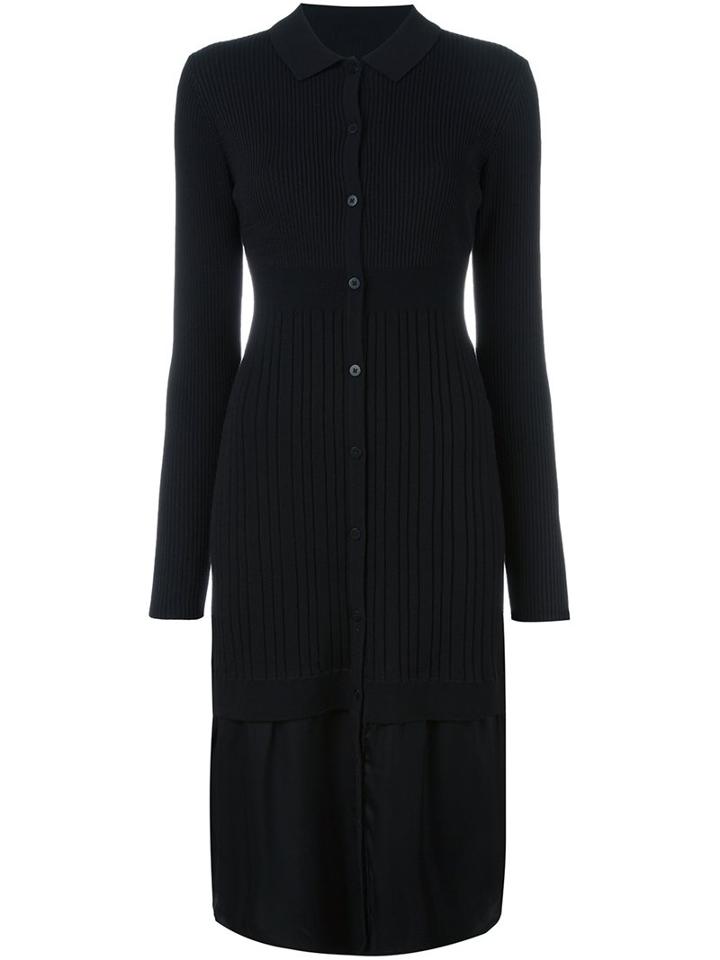 Dkny Midi Knit Shirt Dress