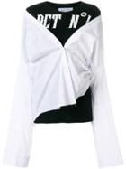 Act N&deg;1 Layered Asymmetric Shirt - White