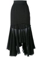 Dolce & Gabbana - Polka-dot Skirt - Women - Silk/polyester/spandex/elastane - 42, Black, Silk/polyester/spandex/elastane