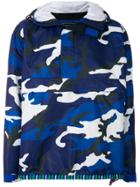 Tommy Hilfiger Camo Windbreaker - Blue