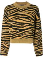 Proenza Schouler Tiger Jacquard Sweater - Yellow