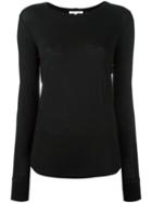Helmut Lang Round Neck Jumper, Women's, Size: Xs, Black, Cotton/cashmere