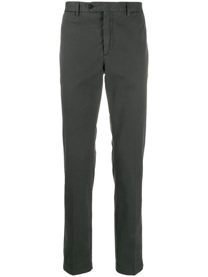 Hackett Straight-leg Chino Trousers - Green