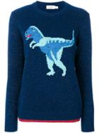 Coach T-rex Embroidered Sweater - Blue