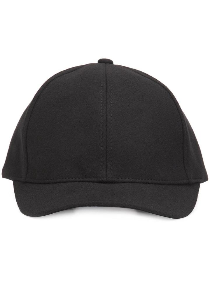 Ne. Sense Curved Peak Cap, Men's, Black, Polyester/wool/rayon