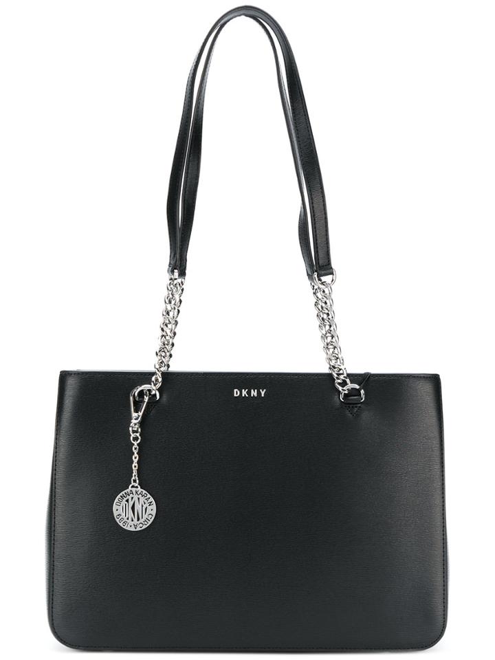 Donna Karan Bryant Chain Shopper Tote - Black