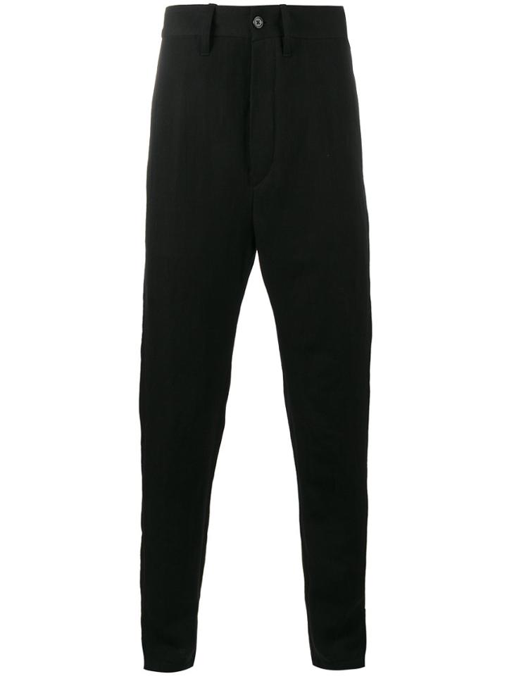 Ann Demeulemeester Mustang Drop Crotch Trousers - Black