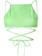 Ack Embroidered Bikini - Green
