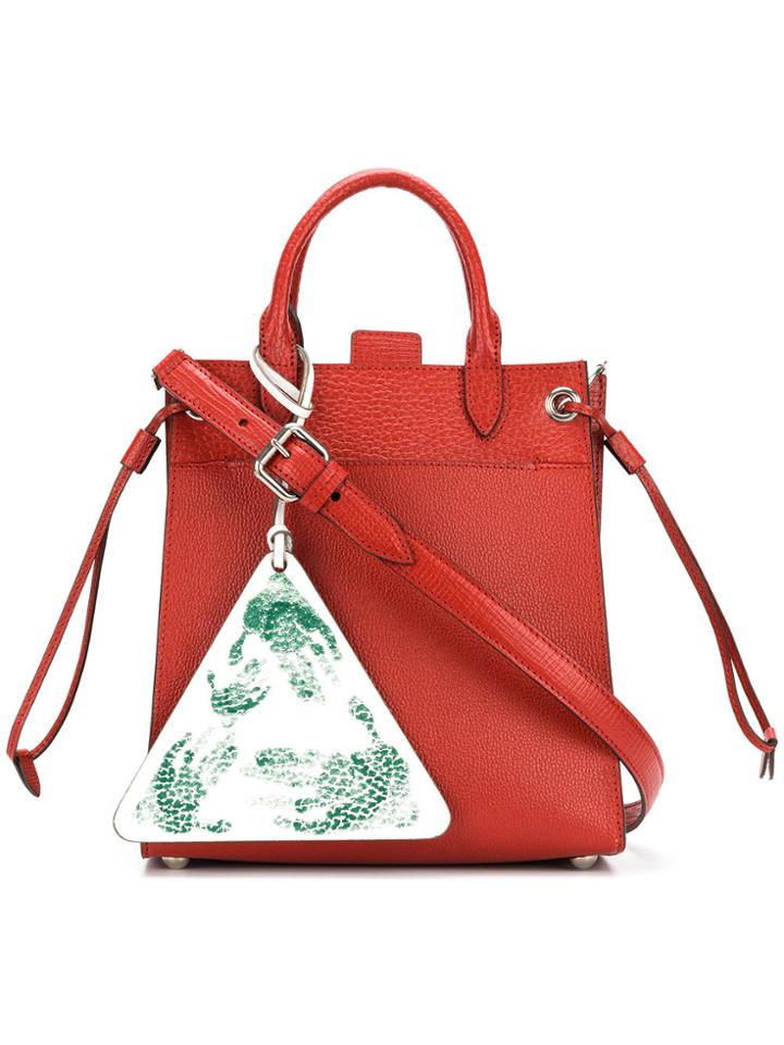 Maison Margiela Small Luggage Tag Tote - Red