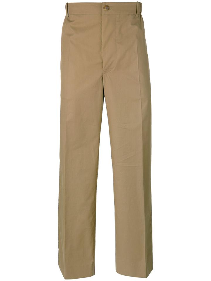 Stella Mccartney Loose-fit Trousers, Men's, Size: 54, Green, Cotton