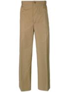 Stella Mccartney Loose-fit Trousers, Men's, Size: 54, Green, Cotton