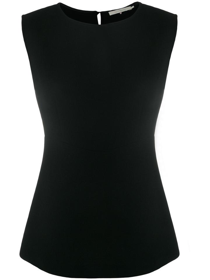 L'autre Chose Classic Sleeveless Top - Black